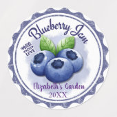 Personalized Jam Jar Waterproof Labels  ラベル (デザイン2)