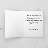 Personalized Jesus 2 Christmas Card カード (内部)