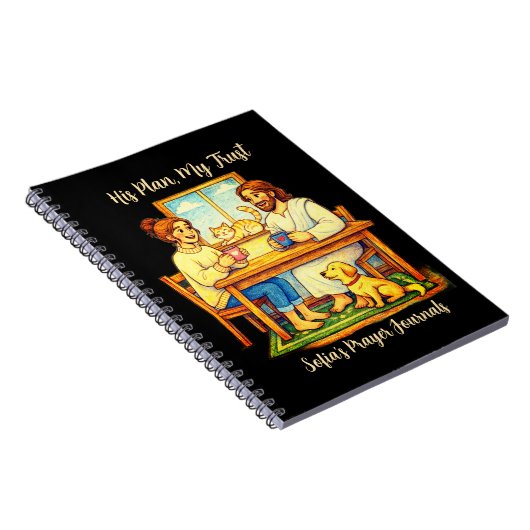 Personalized Jesus Gift Journal & Notebook ノートブック (右側)