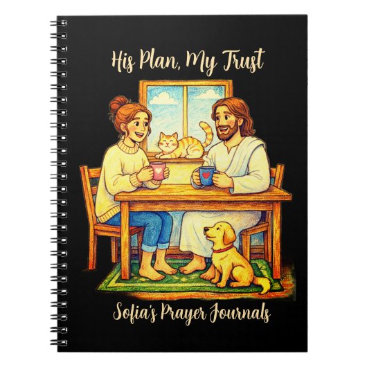 Personalized Jesus Gift Journal & Notebook ノートブック (正面)