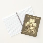 Personalized Jesus Sepia Luxury Journal ノートブック (内部)