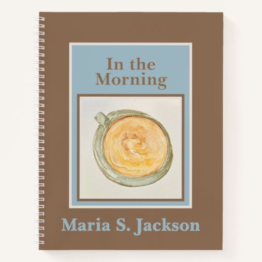 Personalized Journal: In the Morning ノートブック (正面)