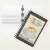 Personalized Journal: Morning Coffee Time with God ノートブック (内側)