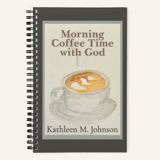 Personalized Journal: Morning Coffee Time with God ノートブック (正面)