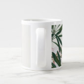Personalized Ju Lian Design Floral Butterfly Mug ジャンボコーヒーマグカップ (裏面)