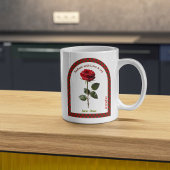 Personalized June Birth Month Flower コーヒーマグカップ