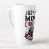 Personalized Just One More Chapter Est 1985 Bookwo カフェラテマグ (左アングル)
