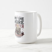 Personalized Just One More Chapter Est 1985 Bookwo コーヒーマグカップ (正面右)