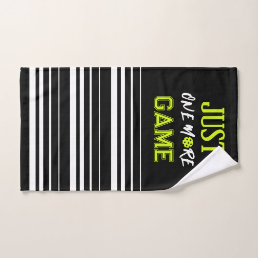 Personalized Just One More Game Funny ハンドタオル (ハンドタオル)