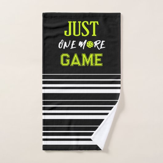 Personalized Just One More Game Funny ハンドタオル (ハンドタオル)