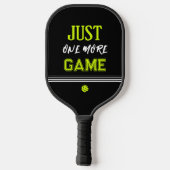 Personalized Just One More Game Funny ピックルボールラケット (裏面)