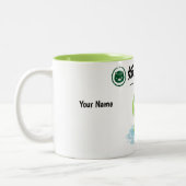 Personalized Kappa Mug | Custom Name & Message Cut ツートーンマグカップ (左)