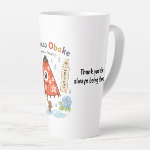Personalized Karakasa Obake Mug Custom Name & Me カフェラテマグ