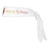 Personalized Karate Girl Lifestyle Gift タイヘッドバンド (回転90)