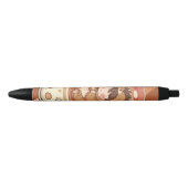 Personalized Kawaii Hedgehog Ink Pen 黒ボールペン (正面)
