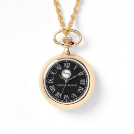 Personalized Keepsake Couple’s Monogram 腕時計