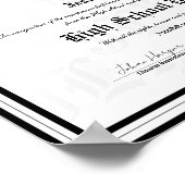 Personalized Keepsake for High School Novelty  ポスター (角)