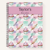 Personalized Keepsake Recipe Fill-In ノートブック (正面)
