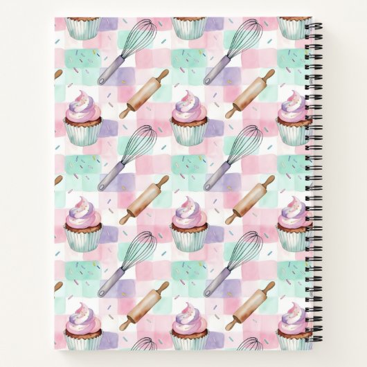 Personalized Keepsake Recipe Fill-In ノートブック (裏面)