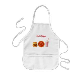 Personalized kid apron, custom name kid apron 子供用エプロン