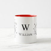 Personalized Kids Astronaut ツートーンマグカップ (中央)