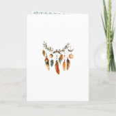 Personalized Kids Birthday Card with Cute Animals カード (裏面)