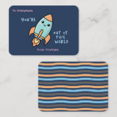 Personalized Kids Classroom Valentines Card ノートカード (正面/裏面)