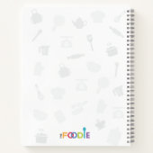 Personalized Kids Cookbook for Boys – Cupcake Them ノートブック (裏面)