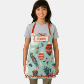 Personalized Kids Holiday Baking  エプロン (インサイチュ)