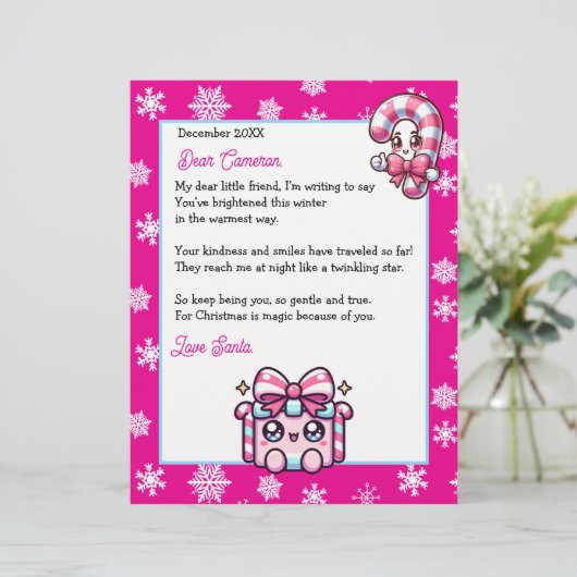 Personalized Kid's Letter from Santa  (スタンド正面)