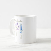 Personalized Kids Name Garden Mother コーヒーマグカップ (正面左)