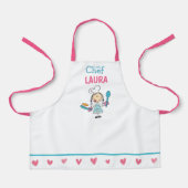 Personalized Kids Pancake Chef Apron エプロン (正面)