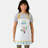 Personalized Kids Pancake Chef Apron With Stars エプロン (インサイチュ)