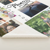 Personalized Kids Photo Blanket for Mum シェルパブランケット (3/4)
