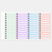 Personalized Kids Photo Name Waterproof ラベル (シート)