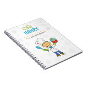 Personalized Kids Recipe Notebook ノートブック (右側)