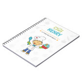 Personalized Kids Recipe Notebook ノートブック (左側)
