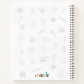 Personalized Kids Recipe Notebook ノートブック (裏面)