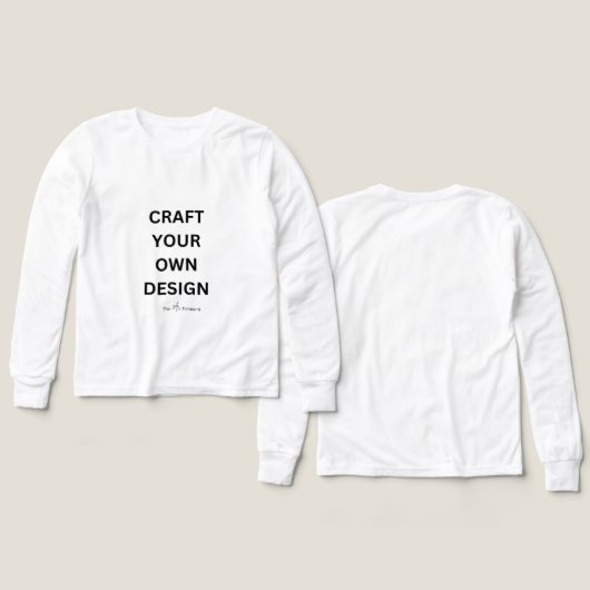 Personalized Kids Sweatshirt - Design Yourself (デザイン 正面＆背面)