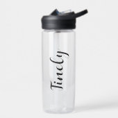 Personalized Kids Water Bottle, Custom name for  ウォーターボトル (左面)