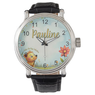 personalized kids wrist watch - customized name 腕時計