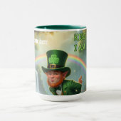 Personalized Kiss me I am irish - Combo mug マグカップ (中央)