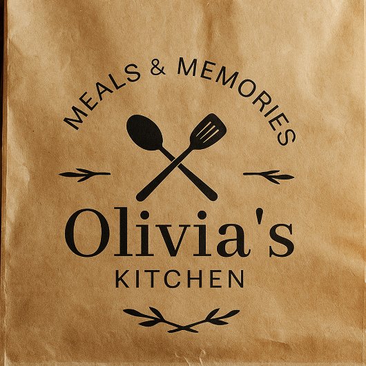 Personalized Kitchen Logo Rubber Stamp ラバースタンプ