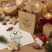 Personalized Kitchen Logo Rubber Stamp ラバースタンプ