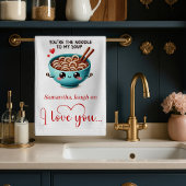 Personalized Kitchen Towel Funny Food Love Quotes キッチンタオル