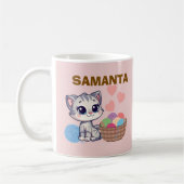  Personalized  Kitten & Yarn Classic Mug コーヒーマグカップ (左)