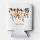 Personalized Knoxville Orange & White Pennant  缶クーラー (裏面)