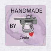 Personalized Labels for Handmade Products  ラベル (デザイン2)