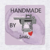 Personalized Labels for Handmade Products  ラベル (デザイン1)