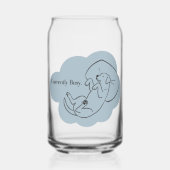 Personalized Labrador Can Glass | Dog Mom Gift ガラス缶 (正面)